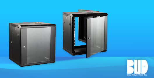 Bud Industries' wall mount server cabinet