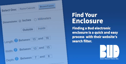 Bud website search tool for enclosures