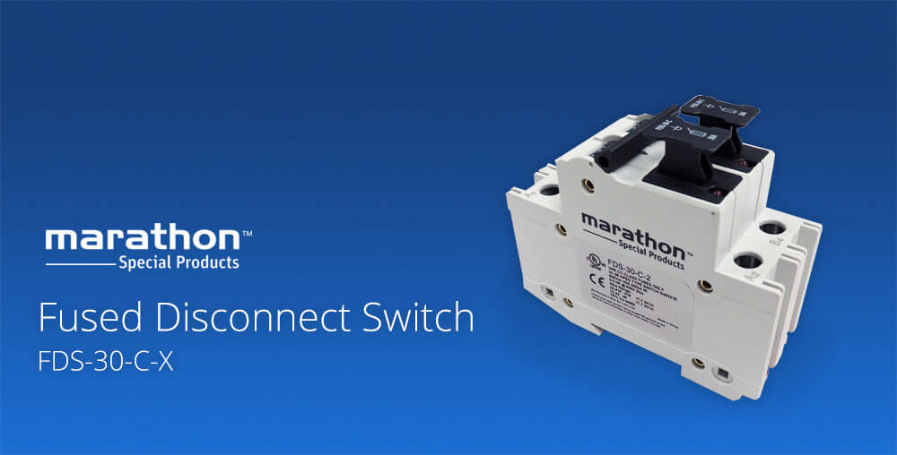 Fused disconnect switch from Marathon Special Products - FDS-30-C-X
