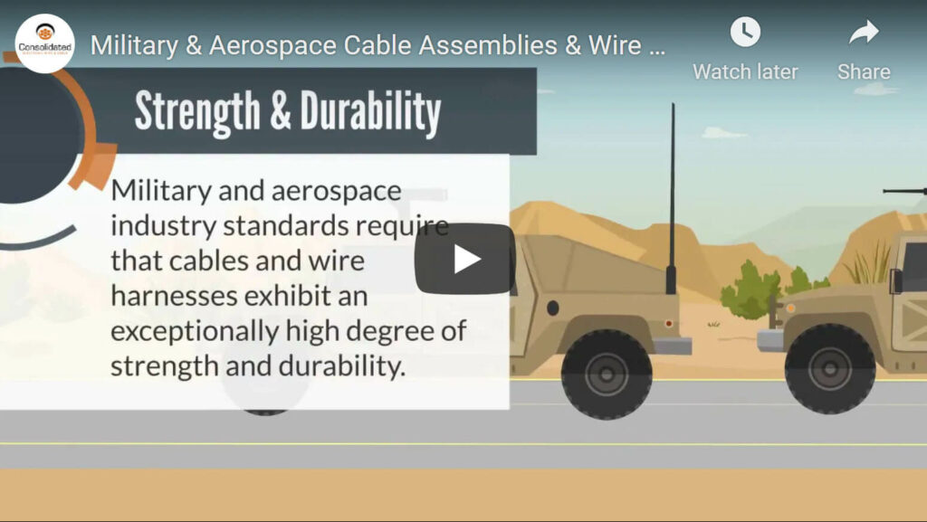 wire harnesses and cable assemblies video for mil aero by consolidated
