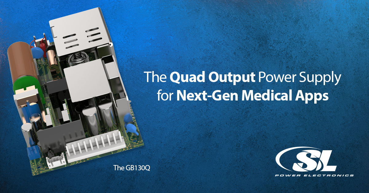 GB130Q Quad Output Power Supply Medical SL Power